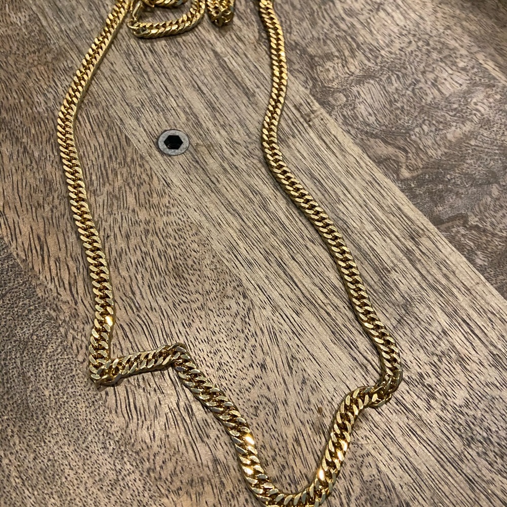 KOREAN gold necklace